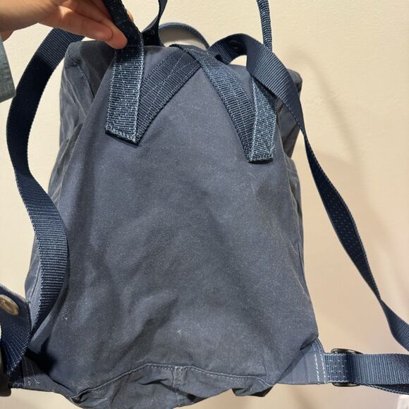 Fjallraven Kanken Classic Canvas Backpack Faded Deep Blue Unisex Travel School - Picture 14 of 16